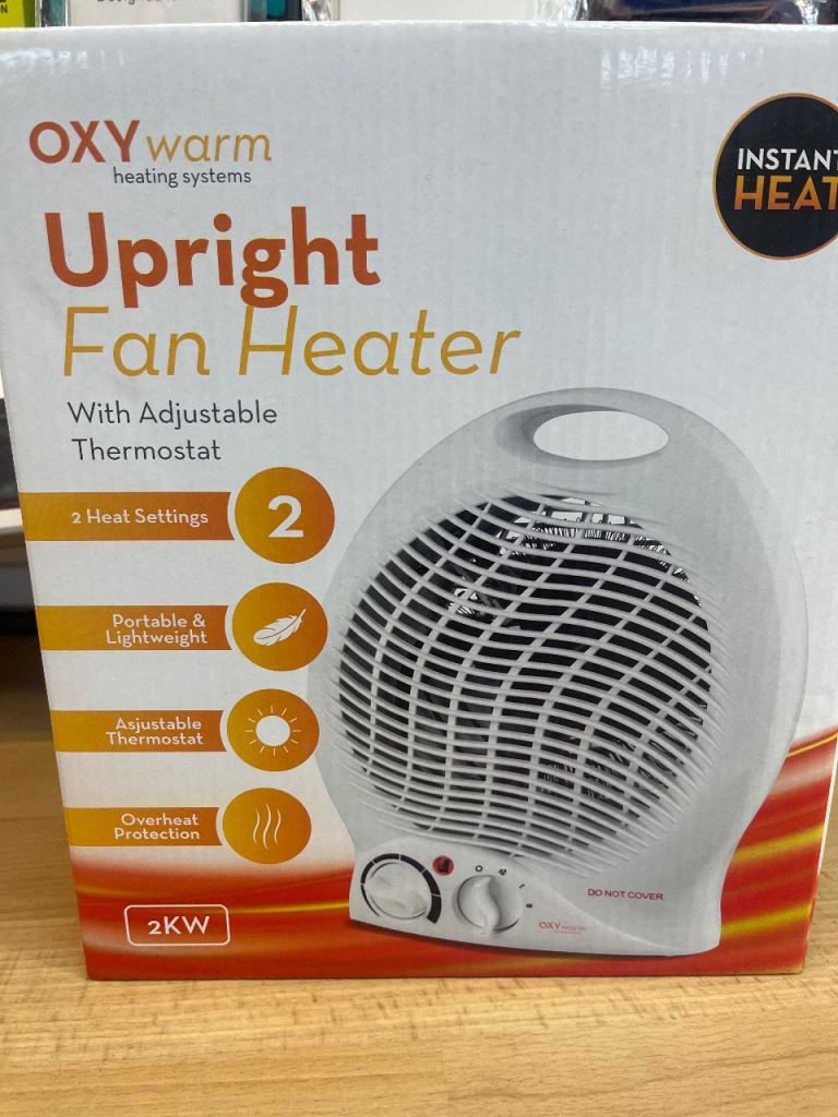 OXYwarm Upright Fan Heater