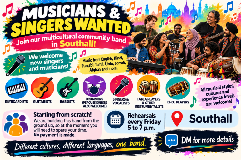 🎶 Musicians & Singers Wanted – Multicultural Band!