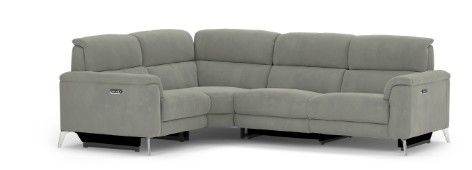 Sofology Illinois L‐Shape Corner Sofa | Electric Recliners & Headrests