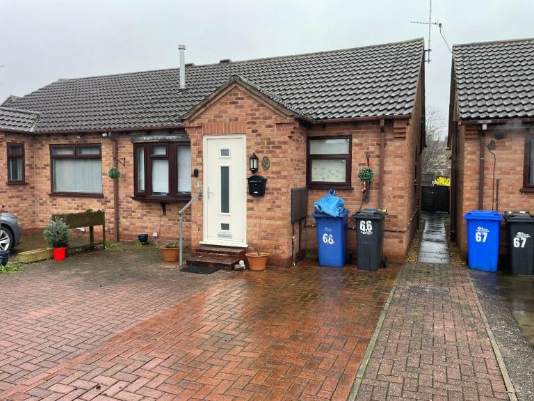 To Let 2 Bedroom Semi Detached Bungalow Burton on Trent Available July 2026