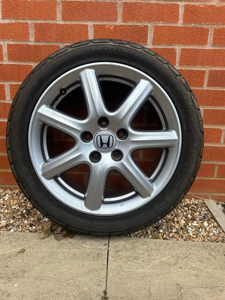 Genuine Honda Civic 17" Alloy Wheel + Federal SS-595 225/45R17 