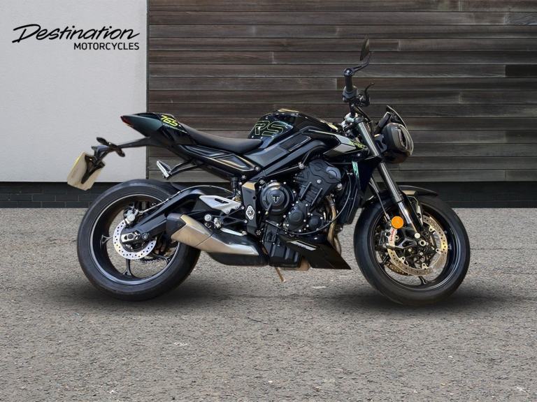 2025 Triumph Street Triple 765 RS PREMIUM COLOUR Petrol black 6 Speed
