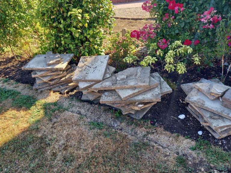 Used Garden Paving Slabs