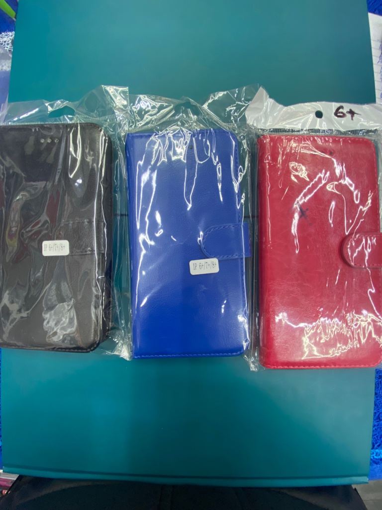 iPhone 6plus, 7plus, 8plus Flip Case With Free Screen Protector