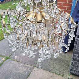 antique glass chandeliers