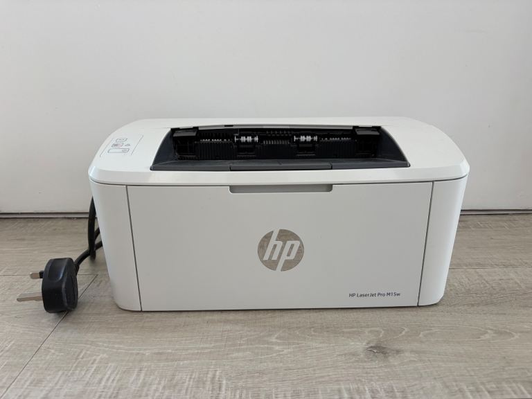 HP LaserJet pro M15w wifi laser printer with toner