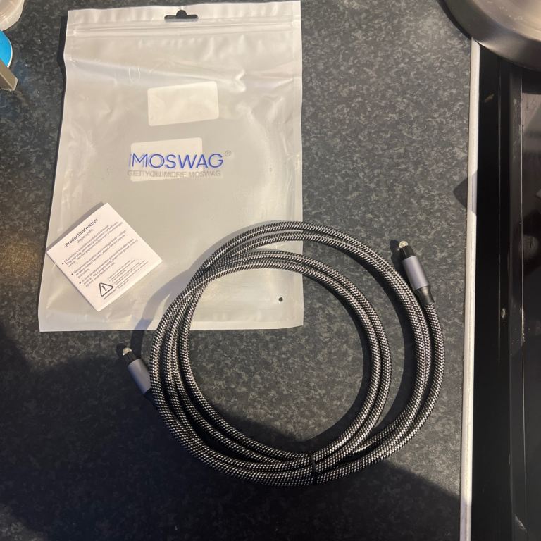 MOSWAG  Audio Cable, Optical Male to Male Cable, 