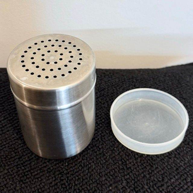 Flour Shaker Steel With Plastic Lid £2.