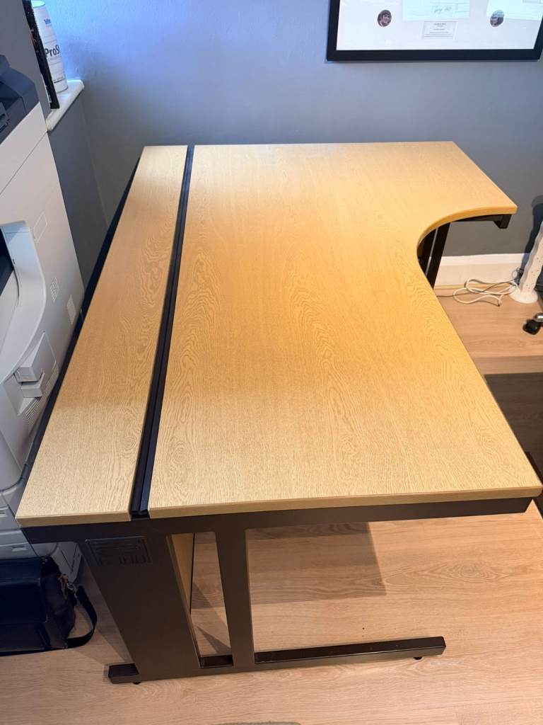 Office desk or workshop table.