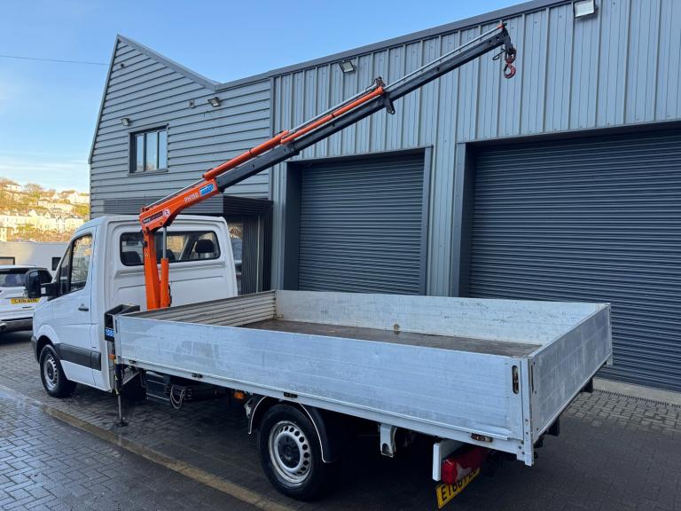2017 Mercedes-Benz Sprinter 314 CDi 3.5t LWB DROP SIDE - 1 TONNE CRANE/LIFT CHASSIS CAB Diesel Ma...