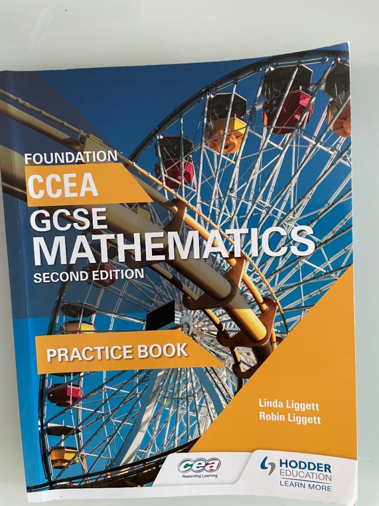 CCEA Foundation Maths practice book