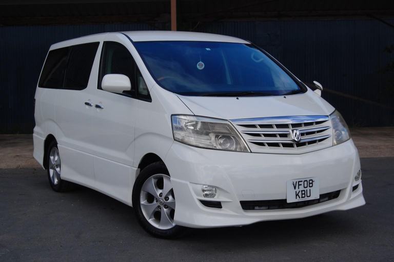 TOYOTA ALPHARD AS PLATINUM SELECTION 2 White Auto Petrol 2008
