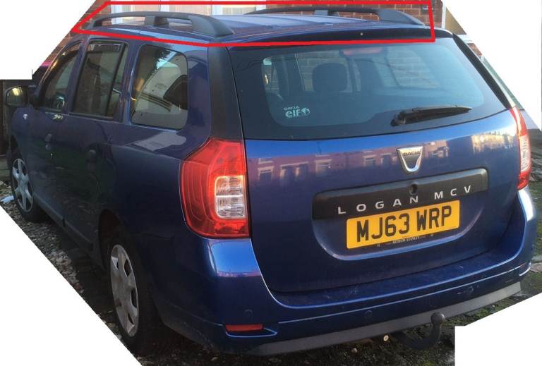 Dacia Logan ROOF RAILS X 2 / ROOF BARS. Eccles, Manchester