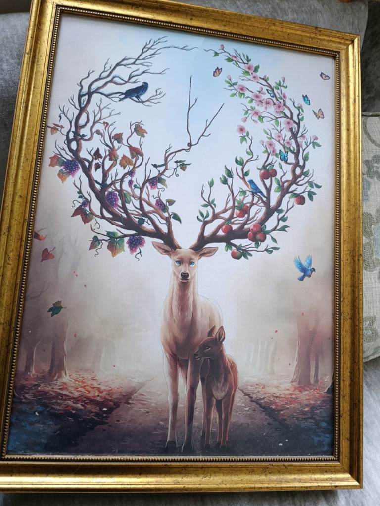 India Jane beautiful picture of Stag 'Four Seasons of Stag' 