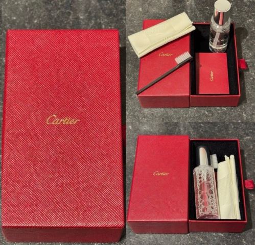 Cartier Care Box Jewellery and Watch Cleaning Kit Brush Cloth