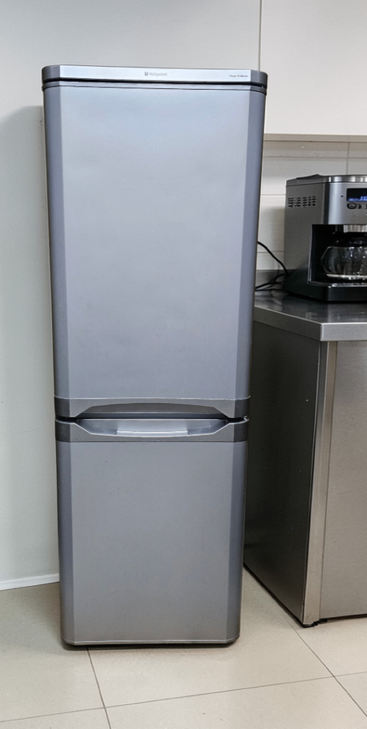 Hotpoint silver fridge freezer collection or delivery available 