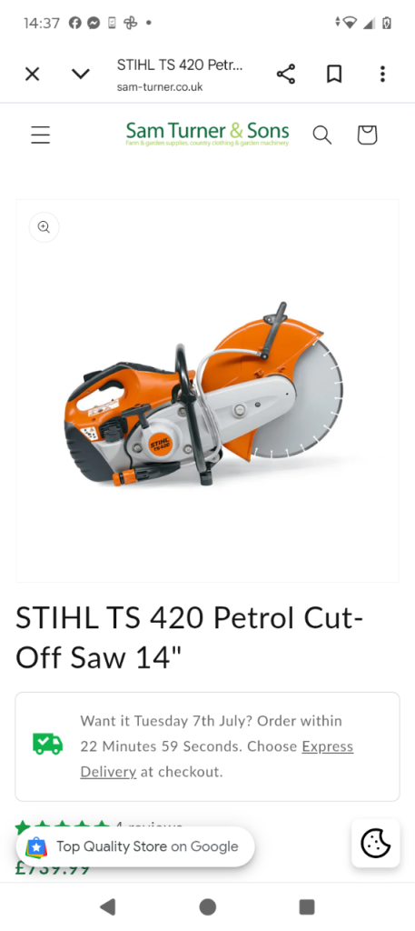 Still disc cutter 