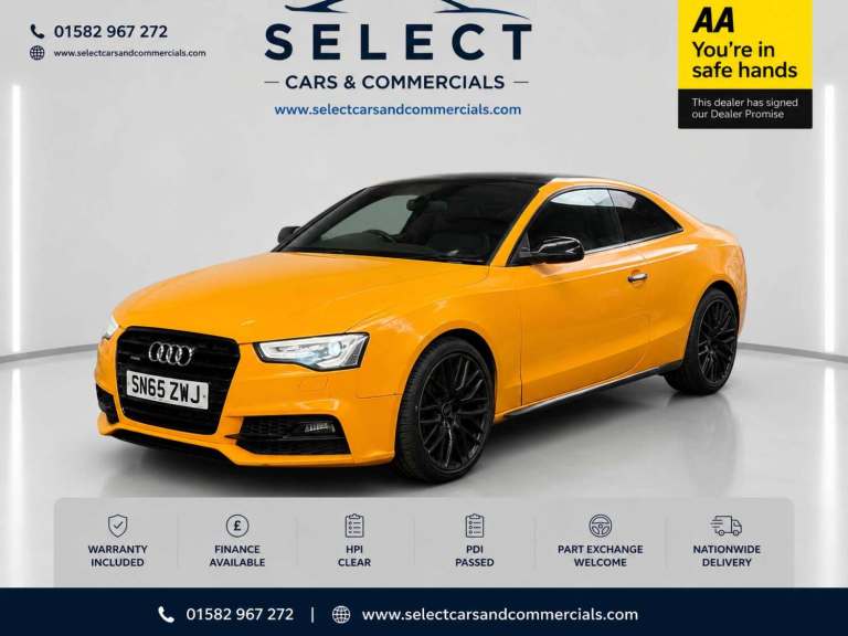 2015 Audi A5 3.0 TDI 245 Quattro Black Ed Plus 2dr S Tronic COUPE DIESEL Automatic