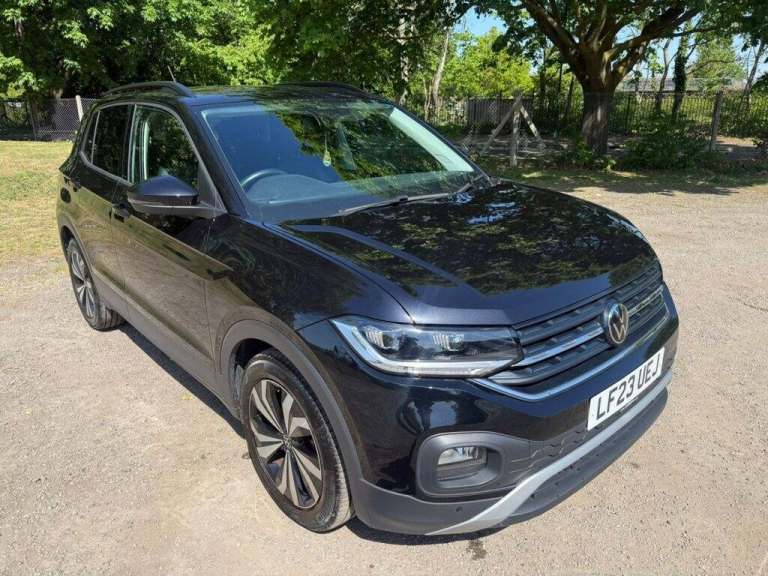 2023 23 VOLKSWAGEN T-CROSS 1.0 TSI BLACK EDITION SUV 5DR PETROL MANUAL EURO 6 (S
