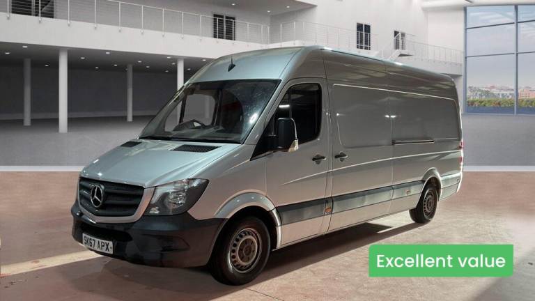 2017 Mercedes-Benz Sprinter LWB L3H2 High Roof 314 EURO 6 NO VAT Panel Van Diesel Manual