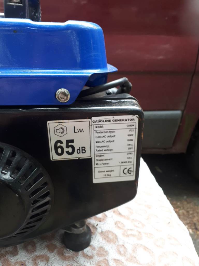 Gasoline Generator - 65dB Portable Power