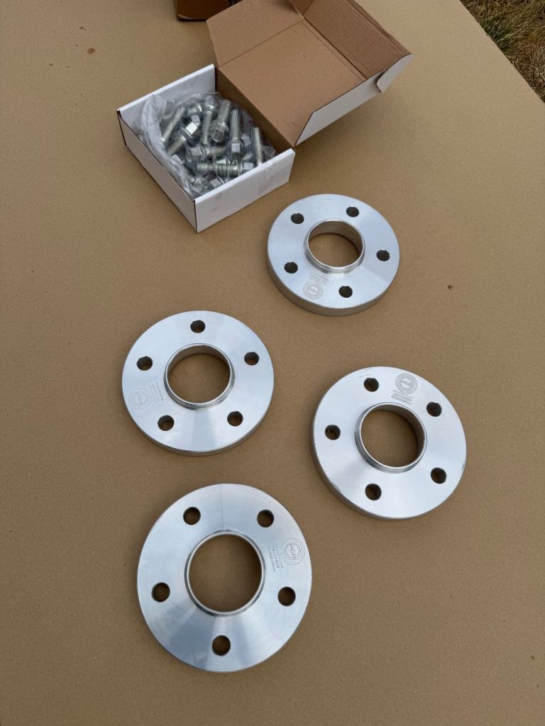 4x20mm wheel spacers 5x112 66.6mm centre bore
