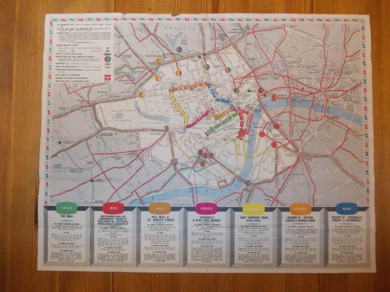 1953 Map - Elizabeth II Coronation