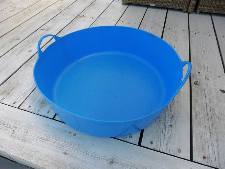 Large Red Gorilla Blue Plastic Tub