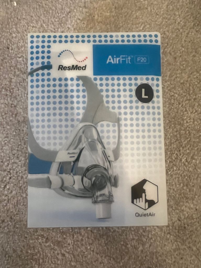 ResMed AirFit F20 CPAP Mask – Large Size
