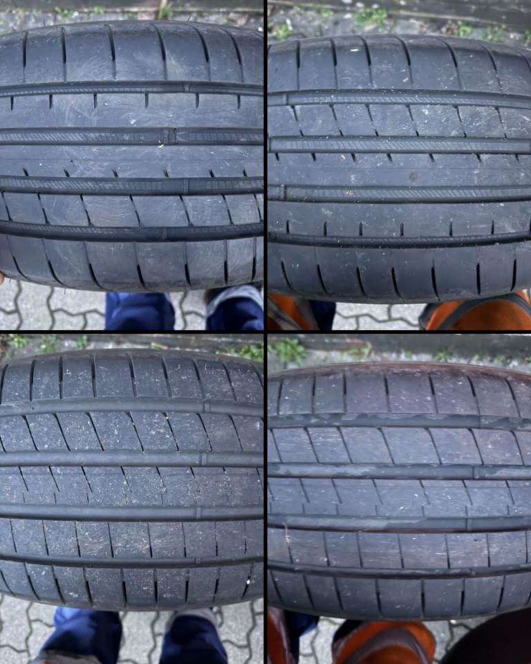 Set of 4 Four 235 45 19 Goodyear Eagle F1 asymmetric 6 Tyres 235/45/19 Car tyres