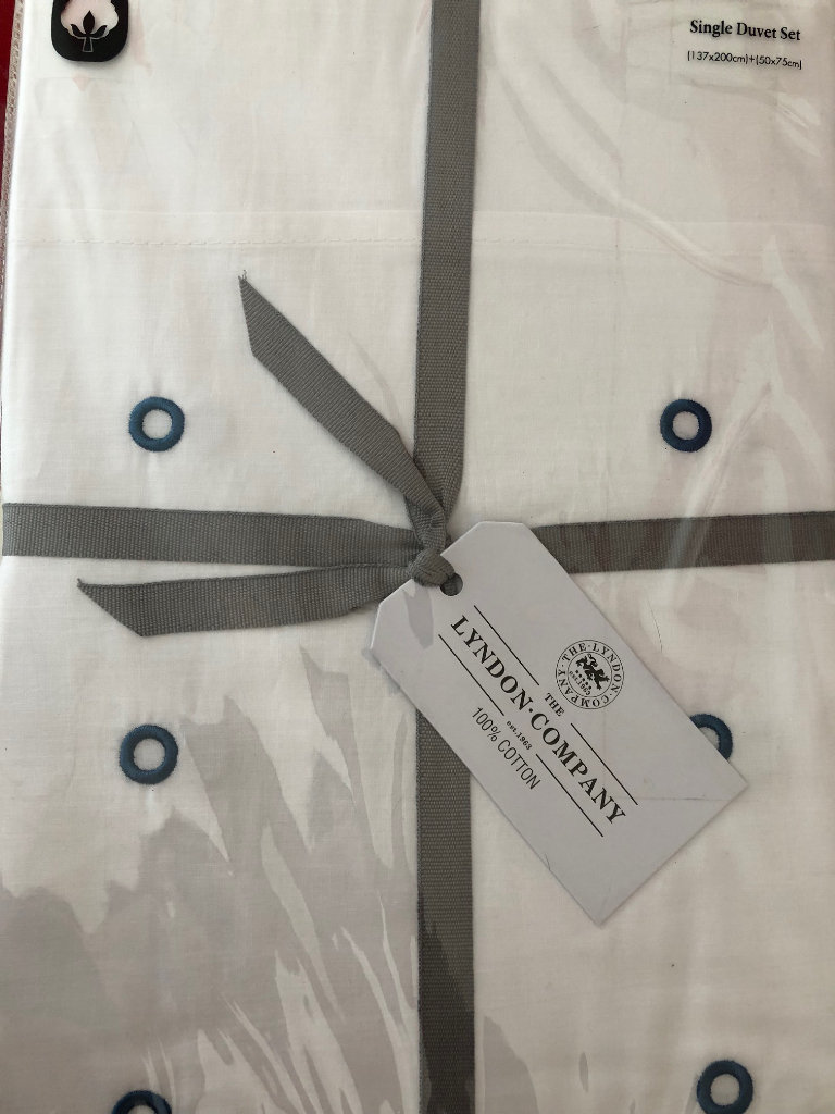 NEW Duvet Set White Cotton Bedlinen