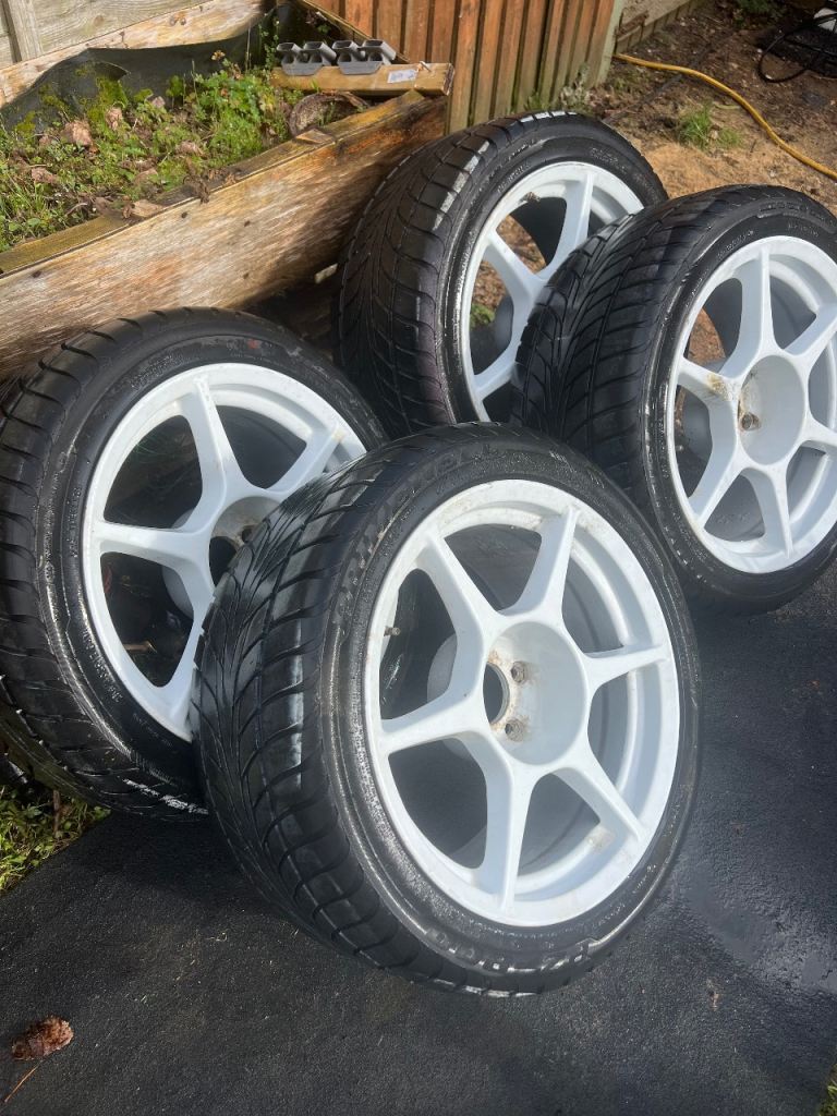 4 x BuddyClub P1 Racing wheels 5x114.3 PCD