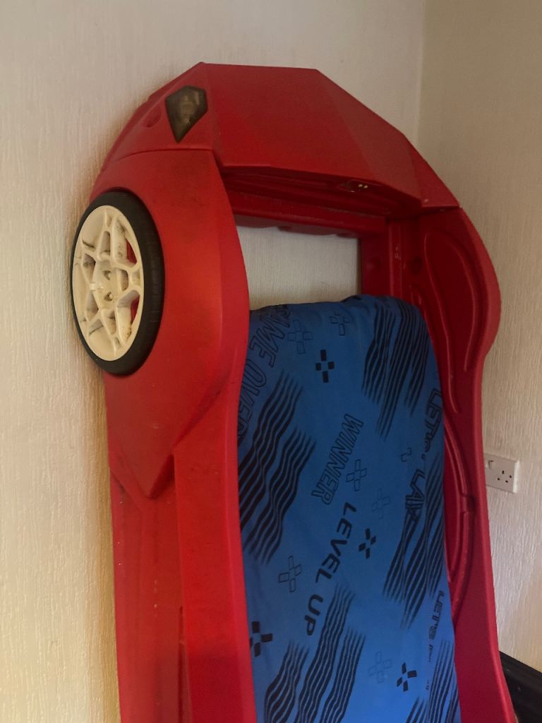 Boy car bed 