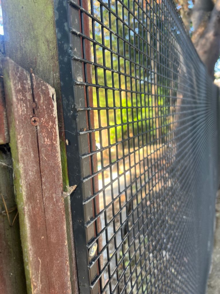 Security grills metal, steel galvanised black window fence door 