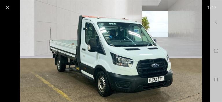 2022 Ford Transit 350 LEADER C/C ECOBLUE L3  * Aircon* camera Dropside Diesel Manual