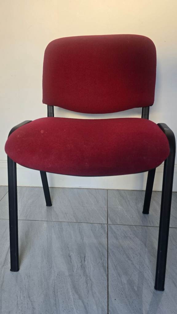 Red Stackable Conference Office Chair