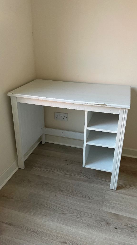 Ikea Brusali white desk
