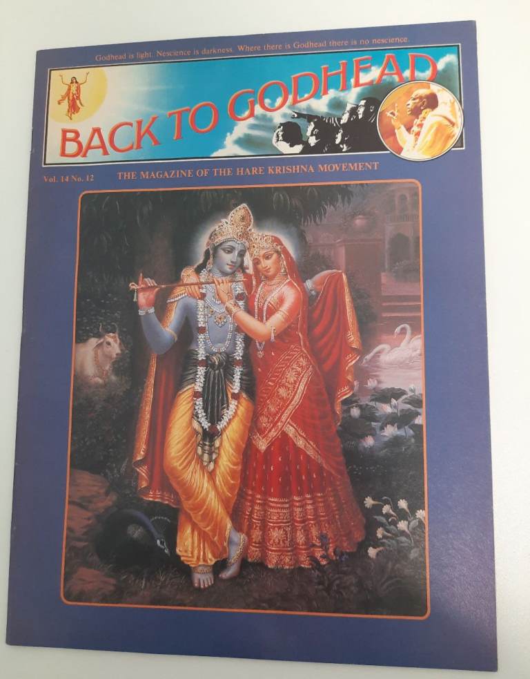 Vintage Back To Godhead 1979 Vol.14 No 12 : The Magazine Of The Hare Krishna Movement