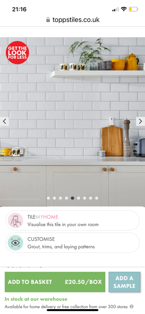 Metro White Gloss Tile