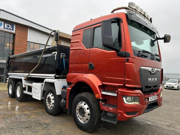 MAN TGS 32.470 8X4 STEEL TIPPER 2021 – SJ71 GXB