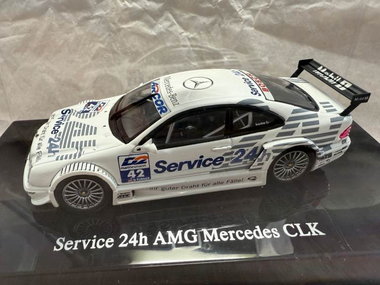 Original Mercedes Benz Model Car Collection - 1:43 Service 24th AMG Mercedes CLK
