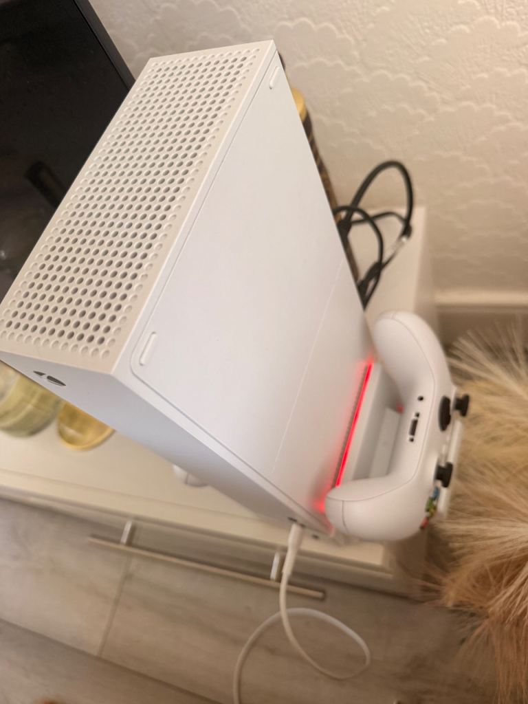 White Xbox Series S Console with Controller Charging Dock