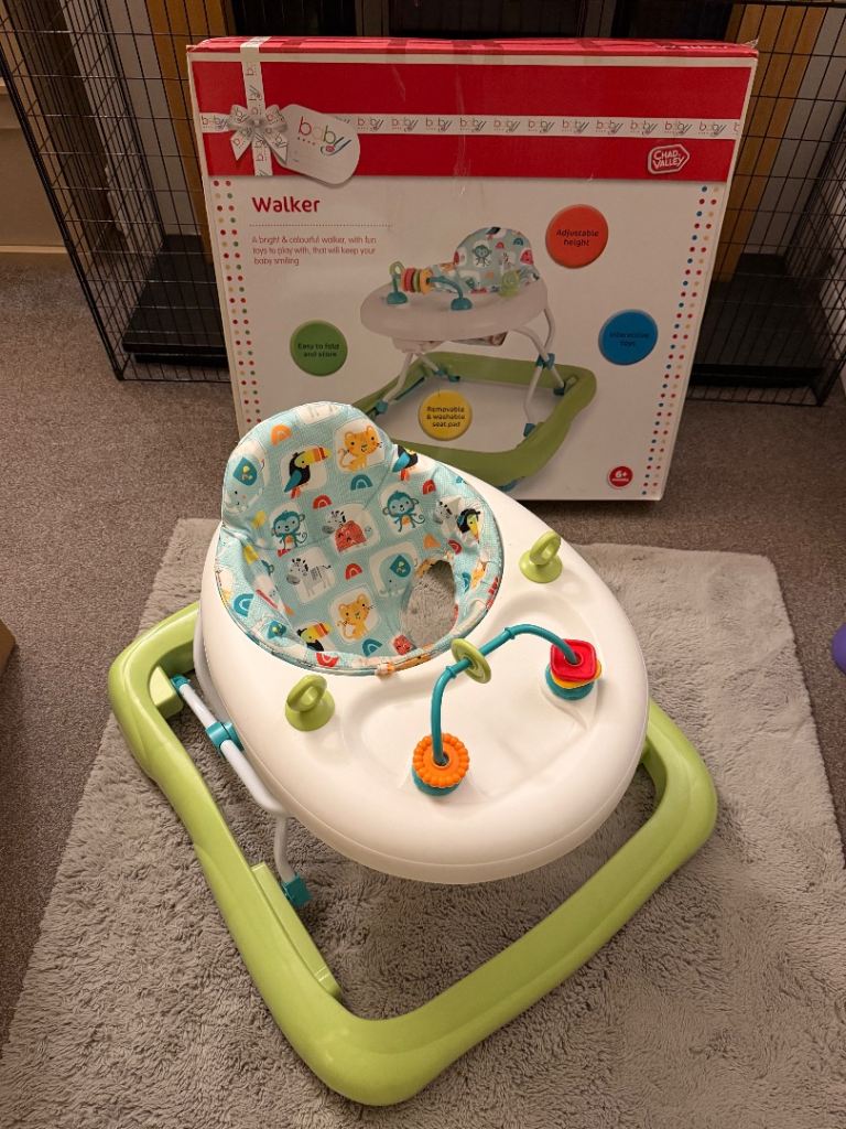 Chad Valley Baby Walker - Foldable with Box & Instructions
