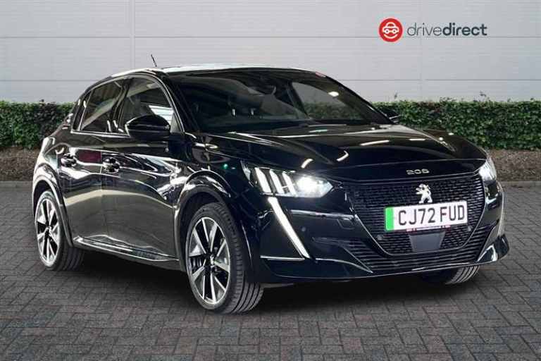 2023 Peugeot E-208 50kWh GT Hatchback 5dr Electric Auto (7.4kW Charger) (136 ps) Hatchback Electr...