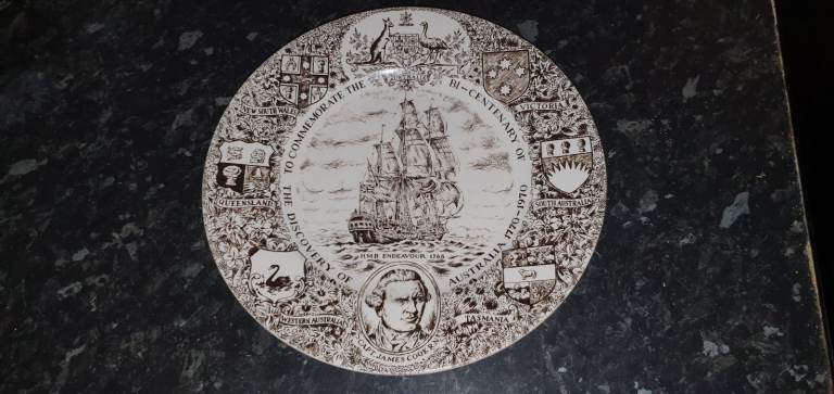 ⚡⚡Discovery of Australia 1770 -1970 commemorative plate⚡⚡