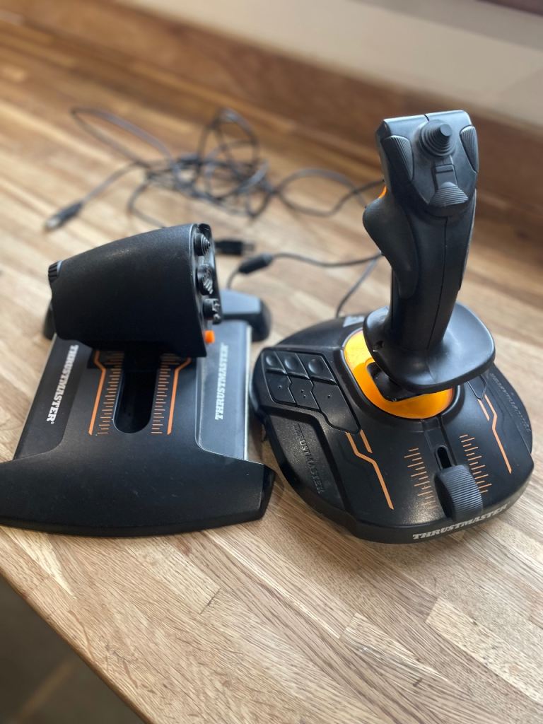 Thrustmaster joystick + throttle bundle 