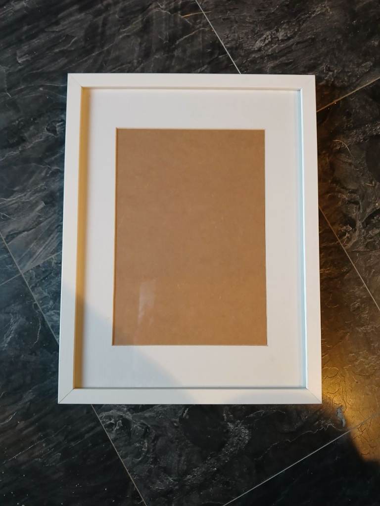 White picture frame