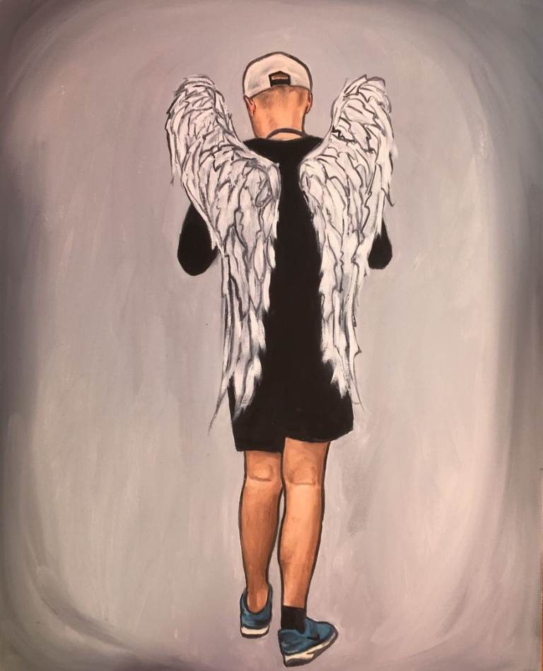 BELOVED, PAINTINGS BRINGING SUICIDE AND ADDICTION DEATHS INTO THE LIGHT