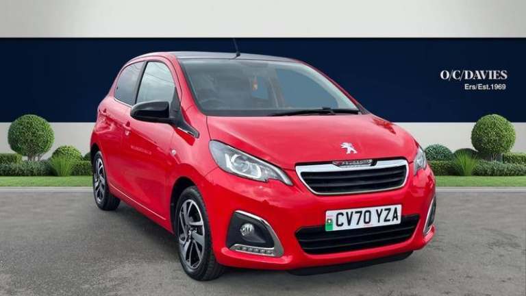 2020 Peugeot 108 1.0 Allure Hatchback 5dr Petrol Manual Euro 6 (s/s) (72 ps) Manual Hatchback Pet...