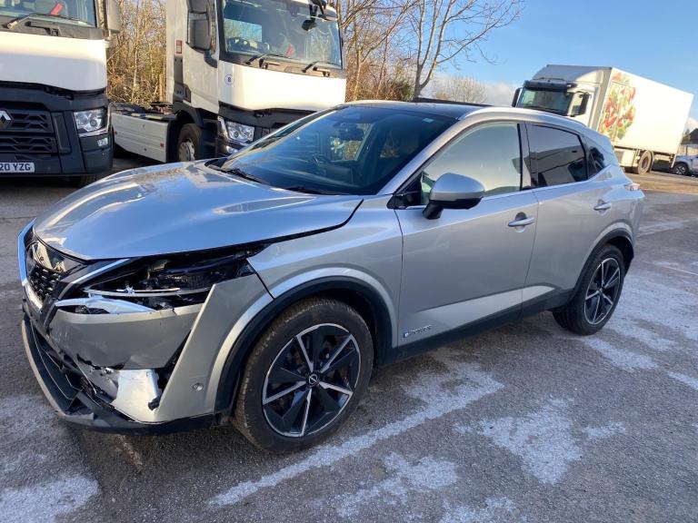 2023 NISSAN QASHQAI E-POWER TEKNA 1.5 TURBO HYBRID AUTO DAMAGED SALVAGE 